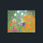 Gustav Klimt Flower Garden Cottage Nature Canvas Print<br><div class="desc">A beautiful garden painting - this is a classic painting by Gustav Klimt,  called Cottage Garden,  or Bauergarten,  1907,  which is a close up of a flower garden,  a colourful floral painting.</div>