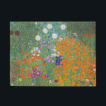 Gustav Klimt Flower Garden Cottage Nature Doormat<br><div class="desc">A beautiful garden painting - this is a classic painting by Gustav Klimt,  called Cottage Garden,  or Bauergarten,  1907,  which is a close up of a flower garden,  a colourful floral painting.</div>