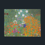 Gustav Klimt Flower Garden Cottage Nature Doormat<br><div class="desc">A beautiful garden painting - this is a classic painting by Gustav Klimt,  called Cottage Garden,  or Bauergarten,  1907,  which is a close up of a flower garden,  a colourful floral painting.</div>