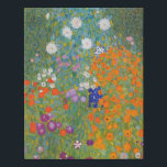 Gustav Klimt Flower Garden Cottage Nature Faux Canvas Print<br><div class="desc">A beautiful garden painting - this is a classic painting by Gustav Klimt,  called Cottage Garden,  or Bauergarten,  1907,  which is a close up of a flower garden,  a colourful floral painting.</div>