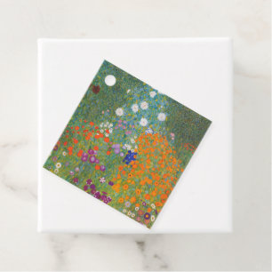 Gustav Klimt Flower Garden Cottage Nature Favour Tags