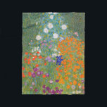 Gustav Klimt Flower Garden Cottage Nature Fleece Blanket<br><div class="desc">A beautiful garden painting - this is a classic painting by Gustav Klimt,  called Cottage Garden,  or Bauergarten,  1907,  which is a close up of a flower garden,  a colourful floral painting.</div>