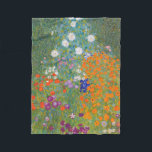 Gustav Klimt Flower Garden Cottage Nature Fleece Blanket<br><div class="desc">A beautiful garden painting - this is a classic painting by Gustav Klimt,  called Cottage Garden,  or Bauergarten,  1907,  which is a close up of a flower garden,  a colourful floral painting.</div>