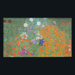 Gustav Klimt Flower Garden Cottage Nature Name Tag<br><div class="desc">A beautiful garden painting - this is a classic painting by Gustav Klimt,  called Cottage Garden,  or Bauergarten,  1907,  which is a close up of a flower garden,  a colourful floral painting.</div>
