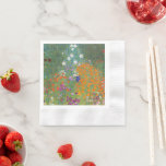 Gustav Klimt Flower Garden Cottage Nature Napkin<br><div class="desc">A beautiful garden painting - this is a classic painting by Gustav Klimt,  called Cottage Garden,  or Bauergarten,  1907,  which is a close up of a flower garden,  a colourful floral painting.</div>
