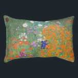 Gustav Klimt Flower Garden Cottage Nature Pet Bed<br><div class="desc">A beautiful garden painting - this is a classic painting by Gustav Klimt,  called Cottage Garden,  or Bauergarten,  1907,  which is a close up of a flower garden,  a colourful floral painting.</div>