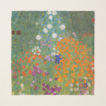 Gustav Klimt Flower Garden Cottage Nature Scarf<br><div class="desc">A beautiful garden painting - this is a classic painting by Gustav Klimt,  called Cottage Garden,  or Bauergarten,  1907,  which is a close up of a flower garden,  a colourful floral painting.</div>