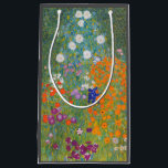 Gustav Klimt Flower Garden Cottage Nature Small Gift Bag<br><div class="desc">A beautiful garden painting - this is a classic painting by Gustav Klimt,  called Cottage Garden,  or Bauergarten,  1907,  which is a close up of a flower garden,  a colourful floral painting.</div>