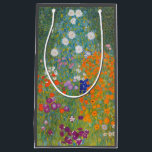 Gustav Klimt Flower Garden Cottage Nature Small Gift Bag<br><div class="desc">A beautiful garden painting - this is a classic painting by Gustav Klimt,  called Cottage Garden,  or Bauergarten,  1907,  which is a close up of a flower garden,  a colourful floral painting.</div>