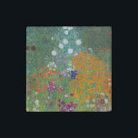 Gustav Klimt Flower Garden Cottage Nature Stone Magnet<br><div class="desc">A beautiful garden painting - this is a classic painting by Gustav Klimt,  called Cottage Garden,  or Bauergarten,  1907,  which is a close up of a flower garden,  a colourful floral painting.</div>