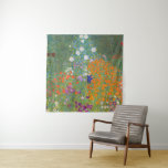 Gustav Klimt Flower Garden Cottage Nature Tapestry<br><div class="desc">A beautiful garden painting - this is a classic painting by Gustav Klimt,  called Cottage Garden,  or Bauergarten,  1907,  which is a close up of a flower garden,  a colourful floral painting.</div>