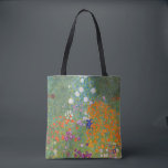 Gustav Klimt Flower Garden Cottage Nature Tote Bag<br><div class="desc">A beautiful garden painting - this is a classic painting by Gustav Klimt,  called Cottage Garden,  or Bauergarten,  1907,  which is a close up of a flower garden,  a colourful floral painting.</div>