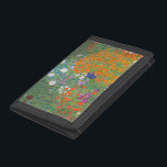Gustav Klimt Flower Garden Cottage Nature Trifold Wallet<br><div class="desc">A beautiful garden painting - this is a classic painting by Gustav Klimt,  called Cottage Garden,  or Bauergarten,  1907,  which is a close up of a flower garden,  a colourful floral painting.</div>