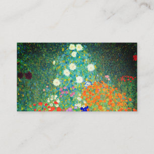 Gustav Klimt Flower Garden Enclosure Card