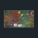 Gustav Klimt Flower Garden Enclosure Card<br><div class="desc">Enclosure Cards featuring Gustav Klimt’s oil painting Farm Garden with Sunflowers (1907). A beautiful garden of sunflowers and exquisite blue,  red,  purple,  pink,  and white flowers. A great gift for fans of Art Nouveau and Austrian art.</div>