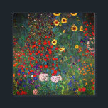 Gustav Klimt Flower Garden Enclosure Card<br><div class="desc">Enclosure Cards featuring Gustav Klimt’s oil painting Farm Garden with Sunflowers (1907). A beautiful garden of sunflowers and exquisite blue,  red,  purple,  pink,  and white flowers. A great gift for fans of Art Nouveau and Austrian art.</div>