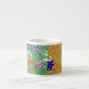 Gustav Klimt Flower Garden Espresso Cup