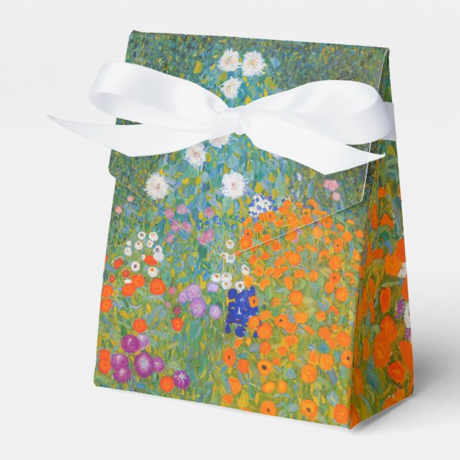 Gustav Klimt - Flower Garden Favour Box (Front Side)