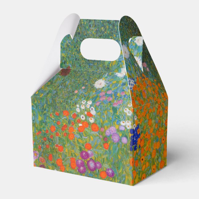 Gustav Klimt - Flower Garden Favour Box (Front Side)