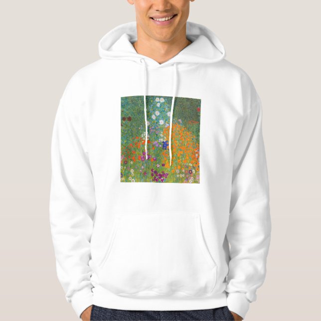 Gustav Klimt - Flower Garden Hoodie (Front)