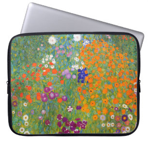 Gustav Klimt: Flower Garden Laptop Sleeve