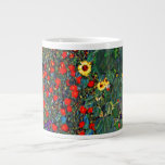 Gustav Klimt Flower Garden Large Coffee Mug<br><div class="desc">Coffee Mug featuring Gustav Klimt’s oil painting Farm Garden with Sunflowers (1907). A beautiful garden of sunflowers and exquisite blue,  red,  purple,  pink,  and white flowers. A great gift for fans of Art Nouveau and Austrian art.</div>
