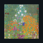 Gustav Klimt - Flower Garden Magnet<br><div class="desc">Flower Garden - Gustav Klimt in 1905-1907</div>