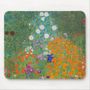 Gustav Klimt - Flower Garden Mouse Mat
