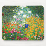 Gustav Klimt Flower Garden Mouse Pad<br><div class="desc">Gustav Klimt Flower Garden mouse pad. Oil painting on canvas from 1907. Completed during his golden phase, Flower Garden is one of Klimt’s most famous landscape paintings. The summer colours burst forth in this work with a beautiful mix of orange, red, purple, blue, pink and white blossoms. A great gift...</div>