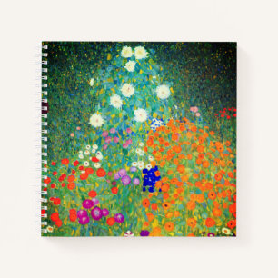 Gustav Klimt Flower Garden Notebook