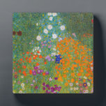 Gustav Klimt - Flower Garden Plaque<br><div class="desc">Flower Garden - Gustav Klimt in 1905-1907</div>