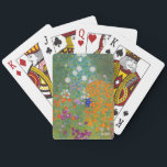 Gustav Klimt - Flower Garden Playing Cards<br><div class="desc">Flower Garden - Gustav Klimt in 1905-1907</div>