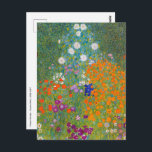Gustav Klimt - Flower Garden Postcard<br><div class="desc">Flower Garden - Gustav Klimt in 1905-1907</div>