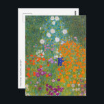 Gustav Klimt - Flower Garden Postcard<br><div class="desc">Flower Garden - Gustav Klimt in 1905-1907</div>
