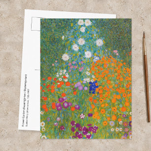 Gustav Klimt - Flower Garden Postcard