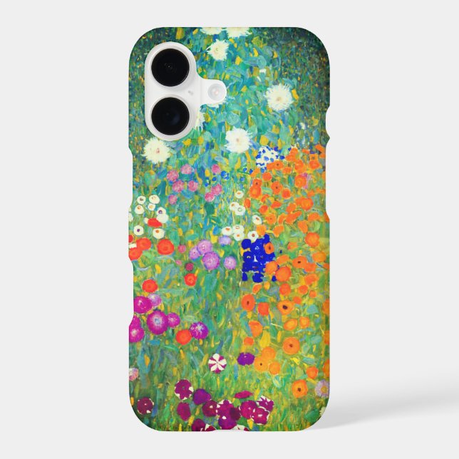 Gustav Klimt Flower Garden Samsung Galaxy Case (Back)