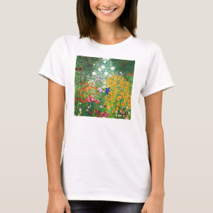 Gustav Klimt Flower Garden T-shirt