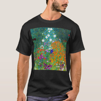 Gustav Klimt Flower Garden  T-Shirt