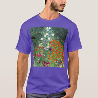 Gustav Klimt Flower Garden T-Shirt