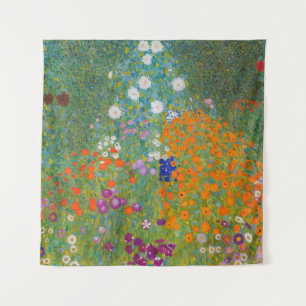 Gustav Klimt - Flower Garden Tapestry