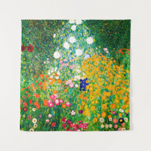 Gustav Klimt "Flower Garden" Tapestry