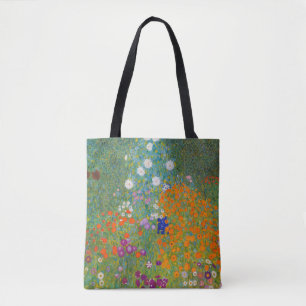 Gustav Klimt - Flower Garden Tote Bag