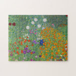 Gustav Klimt Flower Garden Vintage Art Nouveau Jigsaw Puzzle<br><div class="desc">Gustav Klimt Flower Garden Vintage Art Nouveau Painting
1907 Fine Art Painting</div>