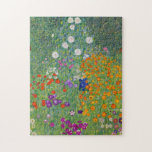 Gustav Klimt Flower Garden Vintage Art Nouveau Jigsaw Puzzle<br><div class="desc">Gustav Klimt Flower Garden Vintage Art Nouveau Painting
1907 Fine Art Painting</div>