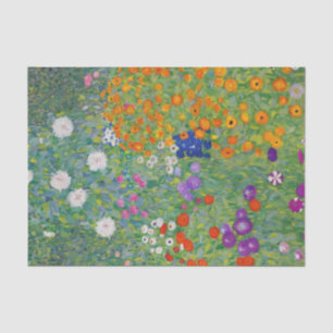 Gustav Klimt Flower Garden Vintage Art Nouveau Tissue Paper