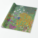 Gustav Klimt Flower Garden Vintage Art Nouveau Wrapping Paper<br><div class="desc">Gustav Klimt Flower Garden Vintage Art Nouveau Painting
1907 Fine Art Painting</div>