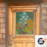 Gustav Klimt - Flower Garden Window Cling<br><div class="desc">Flower Garden - Gustav Klimt in 1905-1907</div>