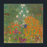 Gustav Klimt - Flower Garden Wood Wall Art<br><div class="desc">Flower Garden - Gustav Klimt in 1905-1907</div>