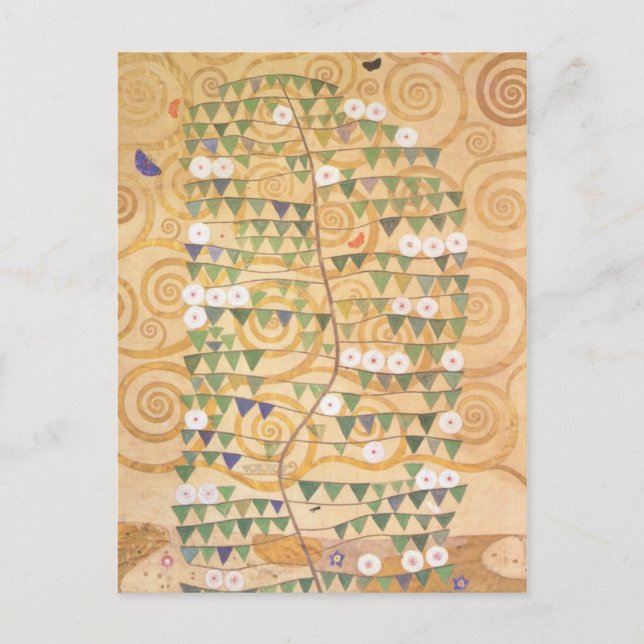Gustav Klimt Frieze Tree of Life Postcard (Front)