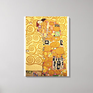 Gustav Klimt - Fulfilment Canvas Print